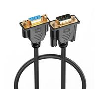 GUEB-Câble De Rallonge Vga,15 Pin 1080P Full Hd Vga Male To Female Monitor Video Cable For Computer Pc Monitor Laptop Tv Projector And More¿0.5M¿