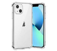gueche Coque pour iPhone 13,Premium Antichoc, Anti-Rayures étui de Protection pour iPhone 13, Ultra Slim iPhone 13 Cover with Shockproof Corners and Hard Back [Transparente]