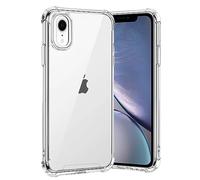 gueche Coque pour iPhone XR,Premium Antichoc, Anti-Rayures étui de Protection pour iPhone XR, Ultra Slim iPhone XR Cover with Shockproof Corners and Hard Back [Transparente]