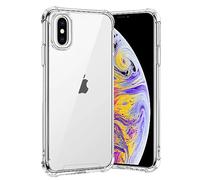 gueche Coque pour iPhone XS Max,Premium Antichoc, Anti-Rayures étui de Protection pour iPhone XS Max, Ultra Slim iPhone XS Max Cover with Shockproof Corners and Hard Back [Transparente]
