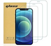 gueche [Lot de 3] Verre Trempé compatible iPhone 12 et iPhone 12 Pro, Protection d'écran Pour iPhone 12 Pro [Extrêmement résistant aux rayures] [Haute définition][Facile à installer]
