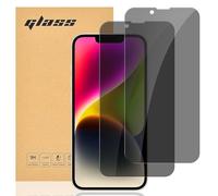 gueche Protection D'écran Anti-Espion pour iPhone 14, iPhone 13 and iPhone 13 pro, Film en Verre Trempé avec Outil d'Installation Facile, Lot de 2, [Haute définition][Facile à installer], Screen prote