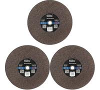 Güde 40541 Disque à tronçonner métal 355 mm (dimensions : 355 x 25,4 mm, compatible avec les tronçonneuses 40534 et 40556) Noir (Lot de 3)