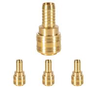 Güde 41013 Douille 13 mm Raccord rapide Pneumatique Air Comprimé Laiton (Lot de 4)