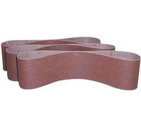 Güde 41287 K120 Lot de 3 bandes abrasives Rouge 915 x 100 mm