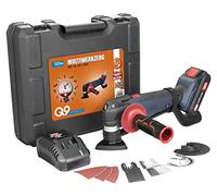 Güde 58516 MW 18-201-30K Outil multifonction (système de batterie 18 V E3, batterie 2,0 Ah, chargeur rapide 3,0 A, 27 pièces -