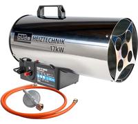 Güde 85006 / GGH17 Générateur d'air chaud à gaz Inox (Import Allemagne), Acier Inoxydable