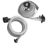 Güde 94506 Kit de tuyau pour GMP 15.22 (filetage de raccordement 1,5, kit composé de : tuyau d'aspiration de 4 m et tuyau de sortie de 10 m) Blanc
