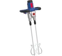 Güde Agitateur GRW 1811.1 TWIN (1800 W, 2 vitesses, 0-460 | 0-620 1/min max. vitesse de rotation à vide, 100 l max. volume de mélange, réduction du temps de mélange jusqu'à 50%, fonction de démarrage