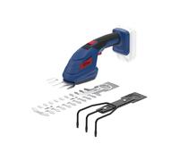 Güde Kit d'entretien de jardin avec batterie GPS 18-0 (18 V, accessoire de cisaillement à gazon, cisaille à hérissons/arbustes, râteau)