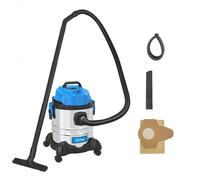 GÜDE Aspirateur eau et poussière Aspirateur industriel à sec GNTS 20L acier inoxydable