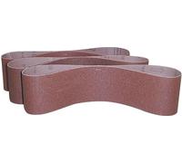 GÜDE Bandes abrasives K100 pour ponceuse a bande lot de 3 41286