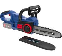 Güde batterie tronçonneuse, 58407 tronçonneuse KS 18-0, scie incl. guide et chaîne Oregon, tronçonneuse à moteur, scie à bois de chauffage sans batterie et chargeur