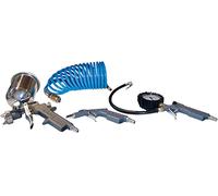 Güde Compressed air set 4 pieces. metal