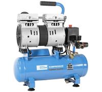 Güde Compresseur Airpower 105/8/6 SILENT (sans huile, silencieux, seulement 59 dB(A), max. 8 bar, 550 W, chaudière de 6 l, quantité 94 l/min, réducteur de pression, manomètre, soupape de sécurité et