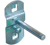 GÜDE Crochet droit pour panneau perforé 40740