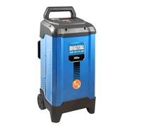 Güde GDB Chargeur de Batterie numérique 24 V/12 V-200 (230 V, 6000 W, Tension de Sortie 12/24 V, pour Batteries 20-450 Ah, LED, Diagnostic, Sauvetage, Fonction Charge et Maintenance, Inversion de