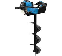 Güde GE 2200 Tarière à moteur (moteur à essence 2 temps 2,2/3 (kW/PS), 52 cm³, 7500 tr/min, diamètre de perçage : 100/150/200 mm, commandes dans la poignée, pompe d'amorçage, fonctionnement fiable