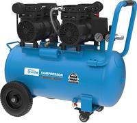 Güde 50138 Airpower 275/8/50 Silent Compresseur à 2 pistons à double piston avec moteur séparé, chaudière de 50 l, 230 V, sans huile