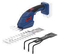 Güde Kit d'entretien de jardin avec batterie GPS 18-0 (18 V, accessoire de cisaillement à gazon, cisaille à hérissons/arbustes, râteau)