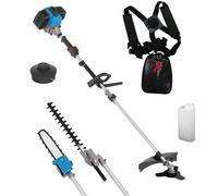 GÜDE Kit d'entretien de jardin GPS 1001 Débroussailleuse Trimmer Taille-haies Scie à chaîne pour branches
