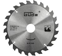 GÜDE Lame de scie à bois HM 190x30x24Z adaptée aux tronçonneuses GKS 190 et GRK 190/150