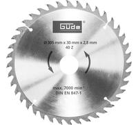 Güde lame de scie à bois HM 305x30x40Z lame de scie à bascule en métal dur lame de scie circulaire