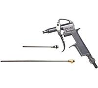 Güde Pistolet de soufflage à air comprimé 3 pièces (boîtier en aluminium moulé sous pression, filetage de raccordement IG 1/4", pression de travail 8 bar, consommation d'air 120-600 l/min, raccord de