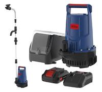 Güde Pompe de baril de pluie en batterie RFP 18-201-23, 18 V, batterie 2,0 Ah et chargeur rapide - 58566