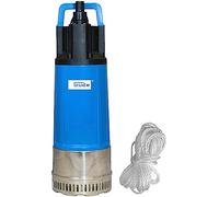 Güde Pompe immergée sous pression GDT 1200 I (1200 W, volume de refoulement : 6000 l/h, hauteur de refoulement max. : 40 m, profondeur d'immersion maximale : 12 m, 4 roues noryll, arbre et pied de