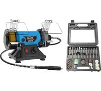 Güde ponceuse double GDS 75 avec 100 tlg set d'accessoires et arbre flexible