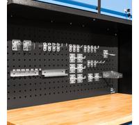 Güde Crochets – Lot d'accessoires pour panneau à perforations carrées 40768, 28 pièces