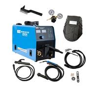 Güde Poste à souder universel Uni-Mig 205 SYN (230 V, 4 en 1, 200 A max. Courant de soudage, plage de régulation 20-200 A, avec porte-électrodes, paquet de tuyaux, pince de masse, réducteur de