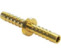 GÜDE Raccord double tuyau cannelé 6mm 2pcs 41034