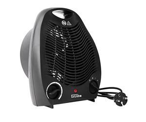 Güde Radiateur soufflant GH 2000 B (220-240 V, puissance de chauffage 2000 W, 2 niveaux de chauffage : 1000/2000 W, puissance de soufflage 75 m³/h, thermostat en continu, protection contre la