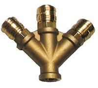 GÜDE Répartiteur pneumatique 3/8" IG 3 sorties 41138