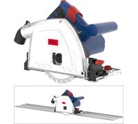 GÜDE Scie circulaire Scie plongeante TS 57-1400 1400 watts avec rail de guidage
