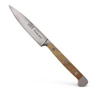 Güde Solingen - Couteau à lard forgé, 8 cm, bois de chêne de baril, ALPHA-FASSEICHE - Couteaux d'office, double mitre, fabriqué à la main en Allemagne