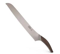 Güde Solingen - Couteau à pain forgé, 32 cm, chêne fumé, SYNCHROS, fabriqué à la main en Allemagne