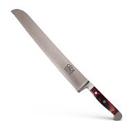 GÜDE Solingen - Couteau à pain forgé, 32 cm, Micarta, ALPHA-MIKARTA - double mitre, fabriqué à la main en Allemagne