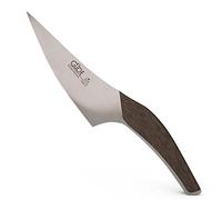 Güde Solingen - Couteau de préparation forgé, 14 cm, chêne fumé, SYNCHROS, Couteau de cuisine, fabriqué à la main en Allemagne, Brun