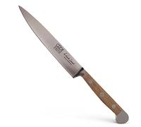 Güde Solingen - Couteau de préparation forgé, 16 cm, Bois de chêne de Baril, Alpha-CHÊNE DE Baril - Couteau de Cuisine, Double mitre, fabriqué à la Main en Allemagne
