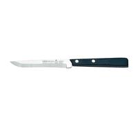 Güde Solingen - Couteau Utilitaire Noir/Blanc avec Bord dentelé, 11 cm, UNI, Pom