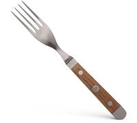 Güde Solingen - Fourchette de table forgée, 9 cm, bois de chêne barrique, ALPHA-FASSEICHE - double conicité, Fait main Allemagne