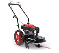 Güde WM 562 TRI Tondeuse de prairie (moteur 4 temps Power-Engine 3,0/4,0 (kW/PS), 170 cm³ de cylindrée, largeur de coupe 56 cm, hauteur de coupe 35-95 mm, double fil 4 mm, arceau de guidage, 4 fils de