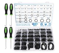 Gueenky 1225 Pièces Joints Toriques Kit, 4-50 mm Joint Torique O Ring Caoutchouc Nitrile avec Crochet de Precision Kit, 32 Tailles O-ring Joint Torique pour Hydraulique Plomberie Robinetterie