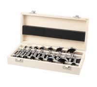 Gueenky 15 Pièces Meche a Faconner Bois, 10-50mm Mèche Forstner à Tige Ronde Foret Mèches à Bois Forstner 10/12/15/16/18/20/22/25/26/28/30/35/40/45/50mm