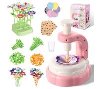 Gueenky Activité Manuelle Enfant, 4 5 6 7 8 9+ Création de Fleurs Manuelle Fille, Fabrique de Fleurs Enfant 3 Ans+ Jouet Bricolage Bouquet Créatif pour Fille Cadeau Anniversaire