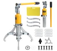 Gueenky Extracteur de Roulement Hydraulique 5T, 3 Mâchoires Extracteur de Moyeu Hydraulique Extracteur de Roulement de Roue Extracteur Hydraulique pour Extraire Roulements Pignons Moyeux Poulies