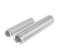 GUEEYUAW 20 Pièces Vis Sans Tete M6 × 40 mm, 304 Acier inoxydable A2 V2A DIN 913, Vis Sans Tête à Six Pans Creux